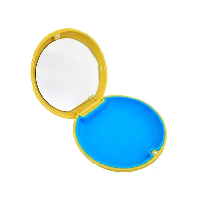Large-Sized Magnetic Food Grade ABS Retainer Case with Mirror