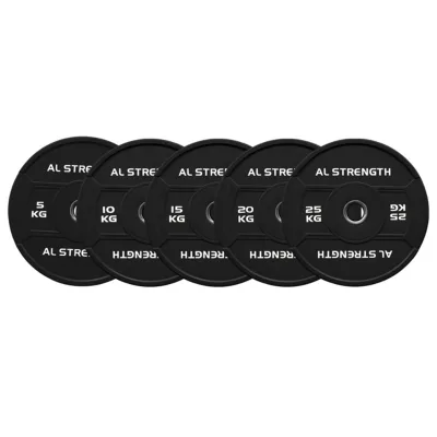 New Rubber Weight Plates Free Weights Black Bumper Plates Weight Lifting Plates