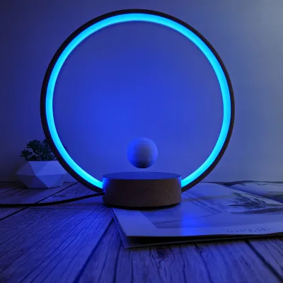 Magnetic Levitating Lamp Floating Light Desk Table Lamp Home Decoration Christmas Gift