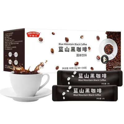 OEM Source Manufacturer Blue Mountain Black Coffee Instant Coffee Powder Blue Mountain Coffee Wholesale