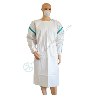 TYPE4B TYPE5B Medical Isolation Gown Spray Proof Gown