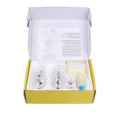 Factory Direct Sale Massage Medical Device Suction Cup Hijama Glass Cupping Therapy Set