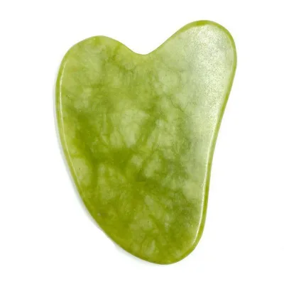 Natural Skincare Facial Massager Jade Gua Sha Tool for Infrared Physiotherapy Skincare Tool for Face Application