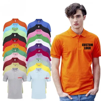 Custom Printing Embroidery Sublimation Logo Cotton School Sport Golf Men Style Shirt Designer Polo Shirts