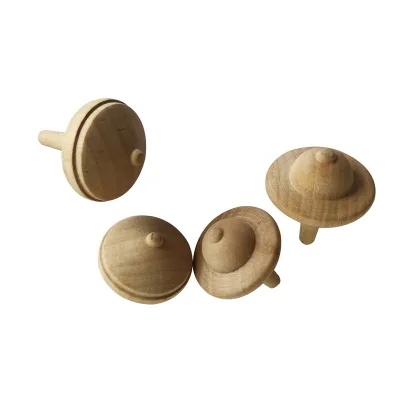 Dongguan Factory Custom Small Natural Wooden Spinning Top