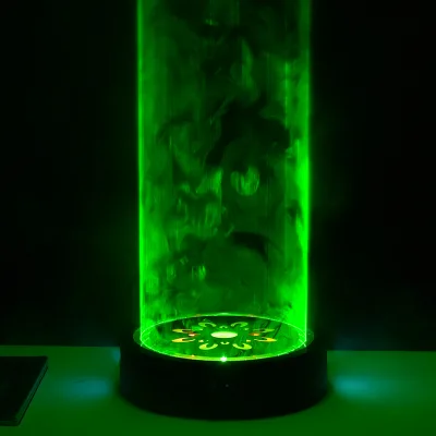 Wholesale Factory 12inches Hookah Laser Light Shisha Base Rechargeable Smoking Shisha Base Colorful Laser Base