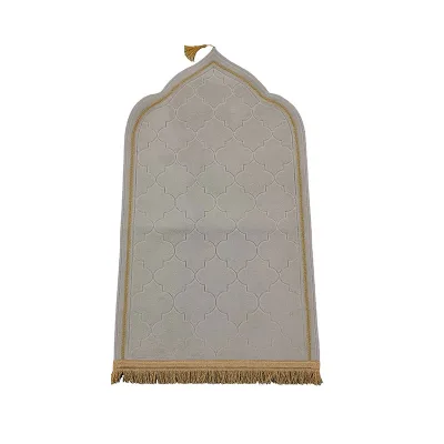 65x115cm Large and Soft Prayer Mat with Beautiful Design and Color Muslim Prayer Mat
