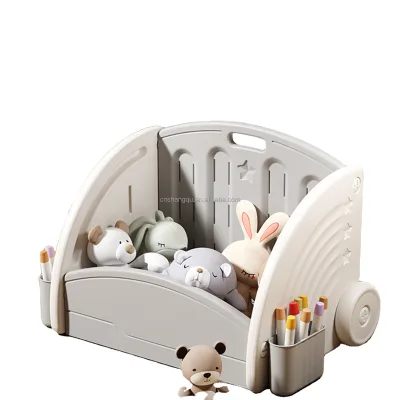 VSUCH Baby Table Top Bookshelf Kids Furniture Bookcase Corner Large Plastic Storage Box for Bookshelf Toddler Desktop Bookshelf