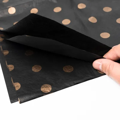 50*70Cm Waterproof Pearlized Custom Stylish Printed Gift Tissue Paper for Your Packaging and Promotions