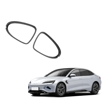 Car Rearview Reverse Mirror Protective Cover Rain Eyebrow Frame Exterior Modification for EV Seal Rain Cover for BYD Seal EV
