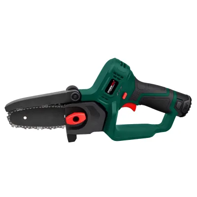 Rechargeable Handheld Electric Chain Saw 4'' Mini Lithium-Ion 12V 1.3AH Outdoor Garden Wood Saw Industrial