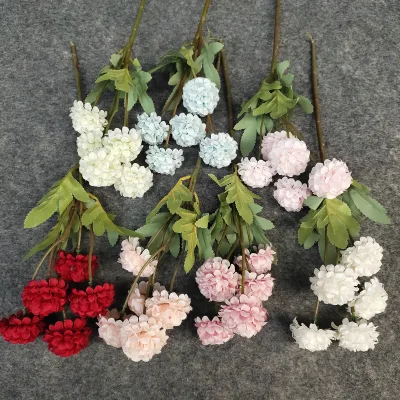 Wholesale Factory OBM OEM ODM Handmade Dandelion and Hydrangea Artificial Potted Flowers for Home Wedding Party Decorations