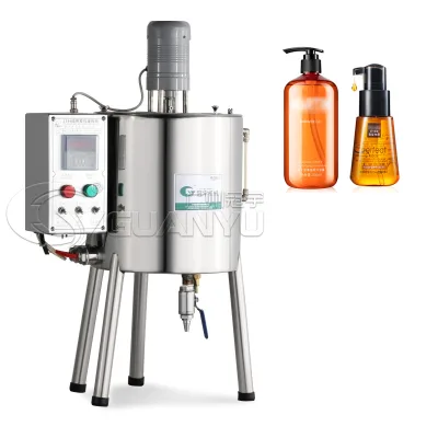 Wholesale 15l Stainless Steel Liquid Mixing Tank Lipstick Lip Balm Making Machine With Agitator Blender Vessel