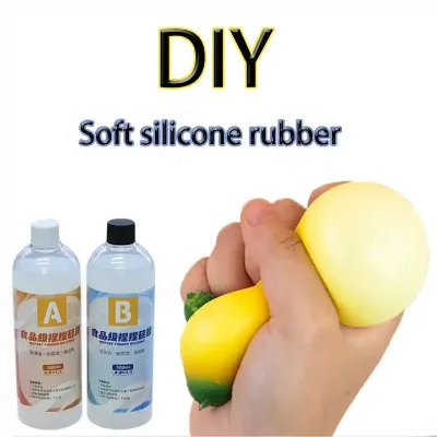 Hot Selling Durable Liquid Silicone Rubber Use for DIY Crafts Artware 1:1 Soft Silicone Squishy Resin Relax DIY Toys