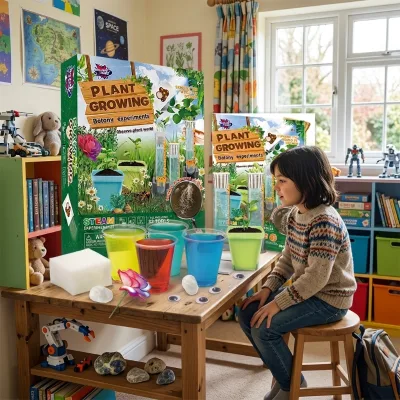 Replant Simple Ingredients to Generate New Plants STEM Educational Lab Science Project Kit Growing Kits for Kids Boys Girls