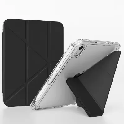 Y-folding PU Leather Tablet Case With Pencil Holder for iPad Air 13 2024 2025 and iPad Pro 12.9 2018-2022 High Quality