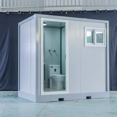 Prefabricated Sandwich Panel Portable Toilet with Shower for Remote Working Camps