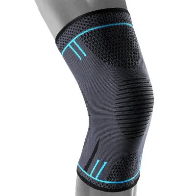 Factory Custom Logo Elastic Sports Knee Brace Compression Sleeve Unisex Knee Support for Meniscus Tear ACL Arthritis Pain Relief