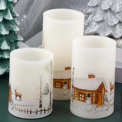 Christmas Easter Diwali Ramadan Outdoor Candle Atmosphere Lights Electronic Remote Control Source for Parties-Factory Direct