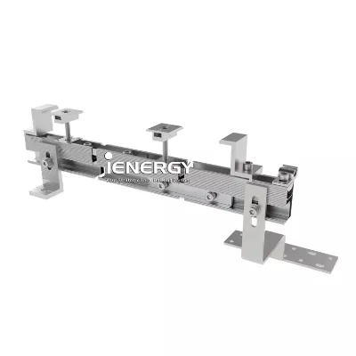 Typhoon Resistant Solar Mounting Accessorie PV Bracket Components L Feet Roman Tile Roof Hook Panel Clamp