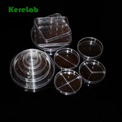 55mm 65mm 75mm Surface Microbial Sampling Rodac Contact Plate Petri Culture Dish With Grid