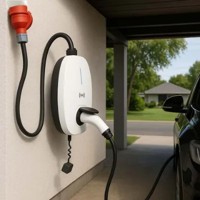 EVwallbox 32A 7kW EV Charging Charger Stations Type 2 Wall-mounted Electric Car Charging Station