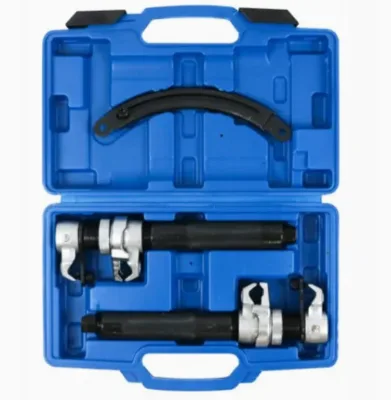 Heavy Duty Coil Spring Compressor with Adjustable Safeguard Brace