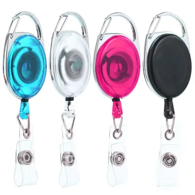 Custom Color and Logo Nurse ID Badge Holders Multi-Color Retractable YOYO Reels Durable Polyester Lanyard