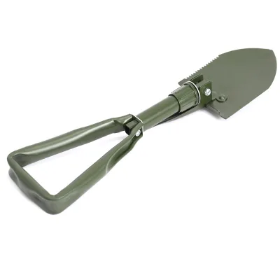 New Lightweight Foldable Shovel, Manganese Steel Multifunctional Camping Entrenching Tool for Outdoor Survival