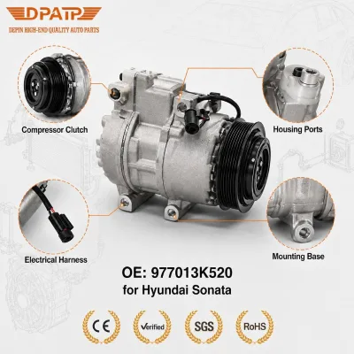 Premium AC Compressor 977013K520 for Hyundai Sonata Car Air Conditioning System Car Cooling System Kit Wholesale