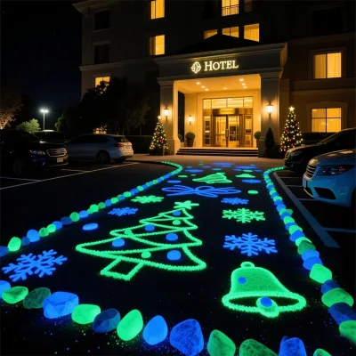 Luminous Stone for Garden Pathway Glow In The Dark Long Lasting Non Toxic Weather Resistant China Factory Supplier Bulk