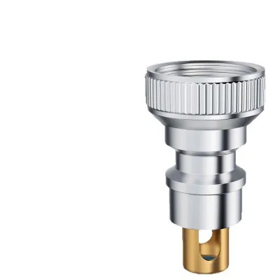 Stainless Steel Copper Core Washing Machine Faucet Nozzle Automatic Shut-Off Anti-Detachment Features; 4-Inch Inlet Pipe Adapter