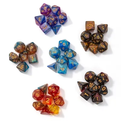 Hot Sell Custom Dnd Dices Polyhedral Game Dice for Dungeons and Dragons Tabletop Role-Playing Games