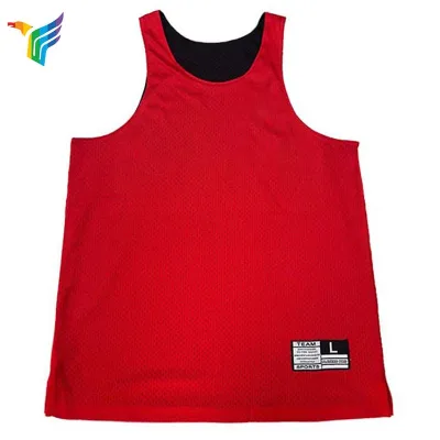 polyester mesh fabric custom basketball child vest sports