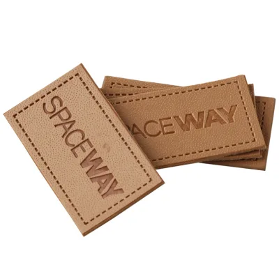2020 Fashion Custom Logo Jeans Clothing Pu Leather Patch Supplier