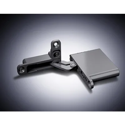 Arbitrary stop soft close concealed corner hinge