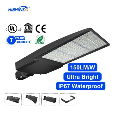 Hishine 200W Commercial Street Light 1000w Led Area Parking Lot Lights Led Residential Smart Parking Lot Lights with Pole