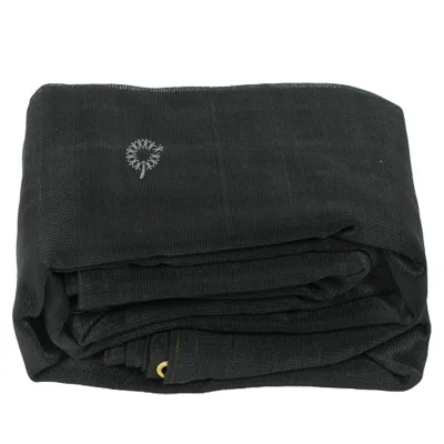 black mesh tarp with eyelets reinforced for plant truck cover