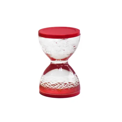 Mini Novelty Liquid Oil Drop Sand Timer Blue Hourglass for Toy