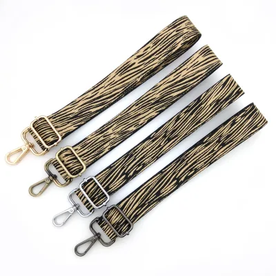 Wholesale New Models 38mm Polyester Tree Bark Stripe Purse Wallet Shoulder Strap Fabric Bag Straps for Crossbody Bags and Phone
