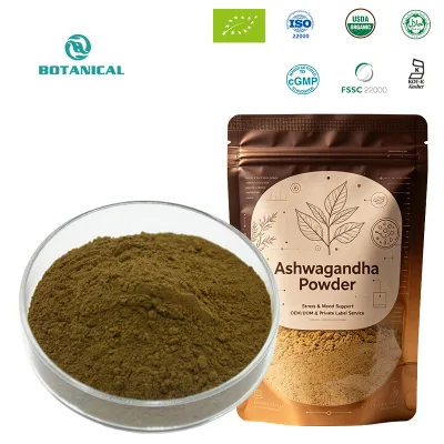 Private Label Ashwagandha En Poudre Organic Ashwagandha Gummies Wholesale