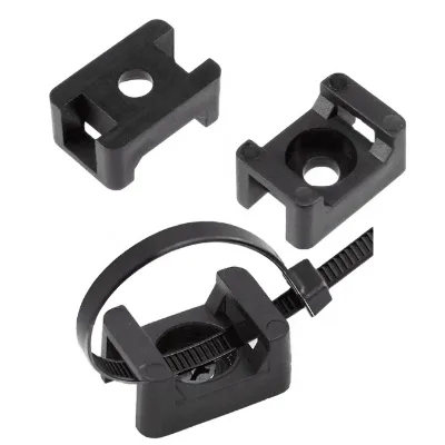 Saddle-shaped Tie Belt Fixing Seat Screw Hole Type Tie Belt Fixing Seat Cable Fixing Clip