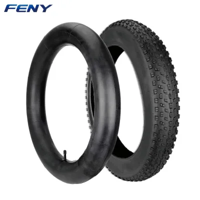 20x4 Fat Bike Off Road Tire E-bike Tires Portable 20 Inch Wide Outer Tyre and Inner Tube for Ouxi V8 /QM Wheel V20/ Engwe Bike