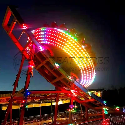 2025 New Amusement Equipment Carnival Funfair Flying Car Rotating Fly Saucer Rides