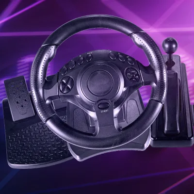 Hot Sale NS-9877 High Vibration Feedback Racing Wheel Wired Supports PC for for for 360 for One & Android