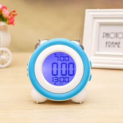 Digital Alarm Clock with Battery-Operated Backlight Display and Indoor Light for Bedrooms Offices Desks