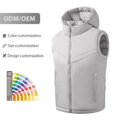 Wholesale Daily Wear Clothes Vest Winter Coat Multi-pocket Sleeveless Jacket Outdoor Vests 20113