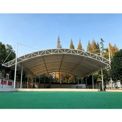 Professional Modern Outdoor Padel Paddle Court Covering System with PVDF/PTFE Tensile Fabric for School & Gym Applications