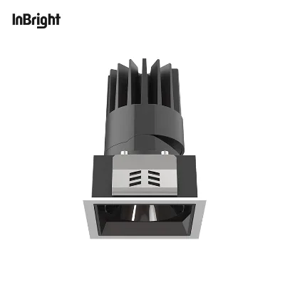 Die Casting Aluminium Flicker-free Downlight 8W 18W 25W Lens Cob Downlight Led Recessed Lighting Spot Lights Down Lights