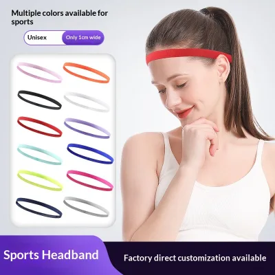 Latest Factory Custom Wholesale Lightweight and Breathable Tennis Football Yoga Headband Sports Sweatband With logo for Unisex